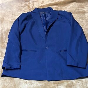 Vibrant Blue Blazer